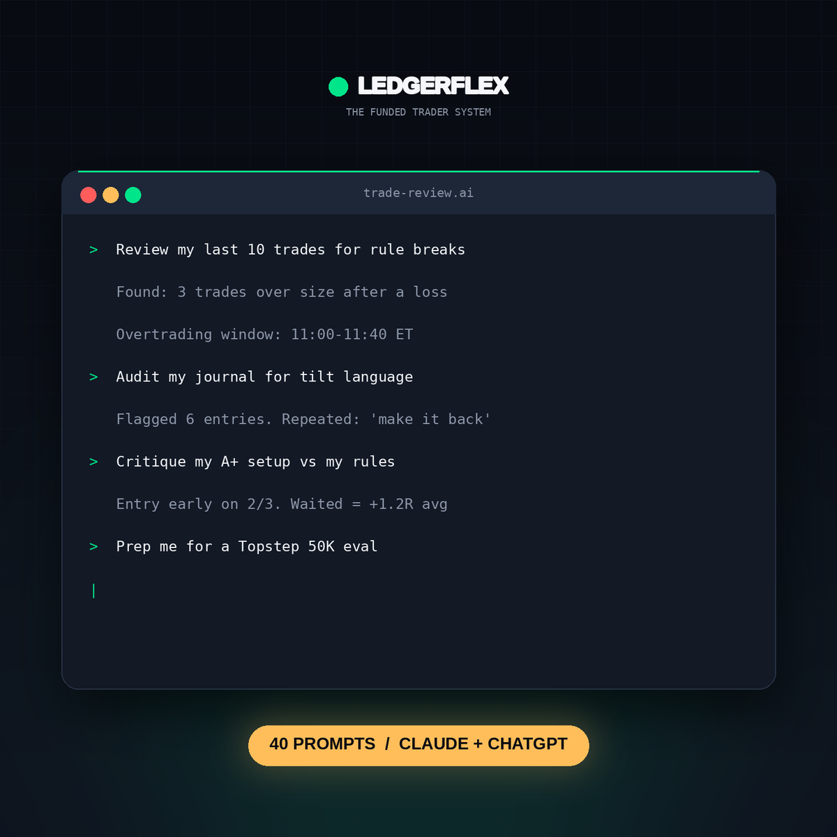 AI Trading Assistant Prompt Pack